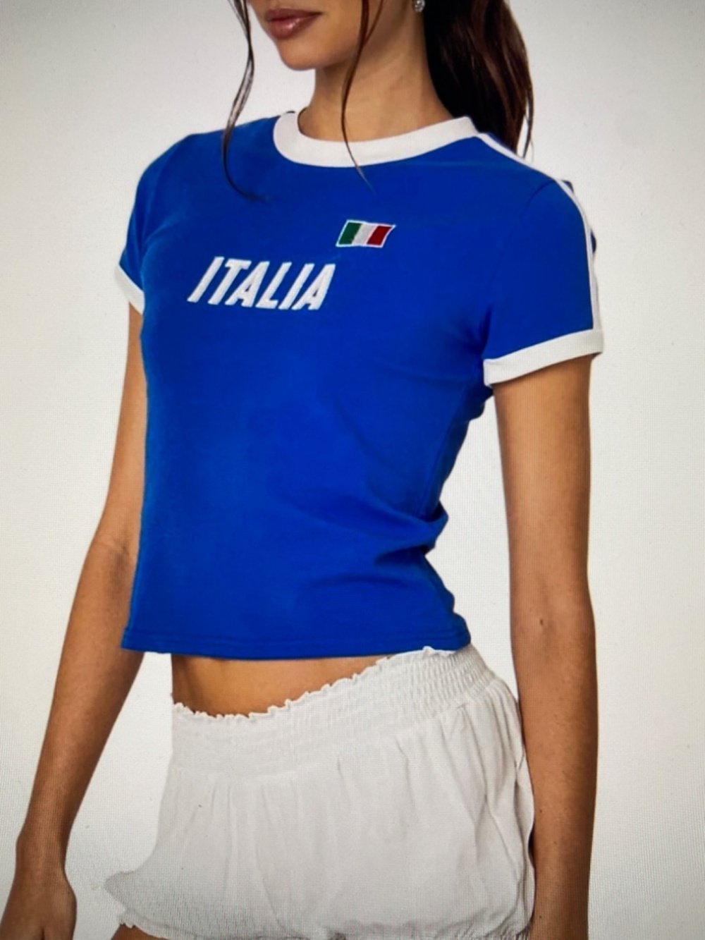 NWT Edicted Italy Tee Cotton Sz XL Fits small, order one size up